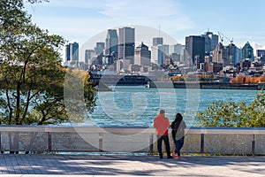 Montreal Skyline from Parc Jean Drapeau