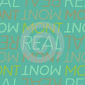 Montreal, canada seamless pattern