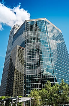 Montreal city modern buildings