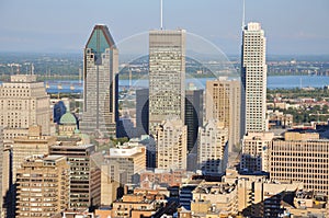 Montreal City Skyline
