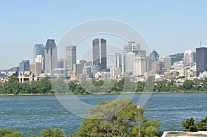 Montreal city skyline