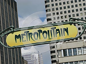 Montreal metro subway