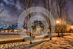 Montreal night scene