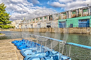 Montreal Old Port scene photo