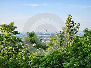 Montreal Olympic Stadium from a distance