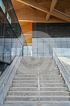Montreal soccer stadium stairway
