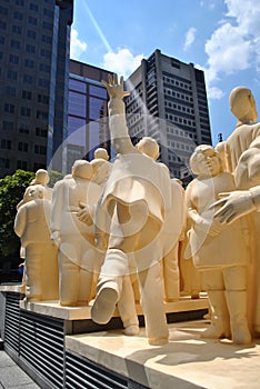 Montreal statue