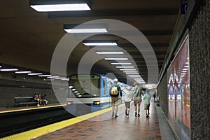 Montreal Viau subway station (metro)