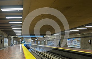 Montreal Viau subway station metro