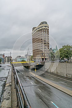 Montreal view of Berri boulevard