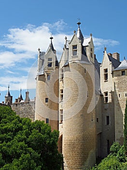 Montreuil Bellay castle, France.