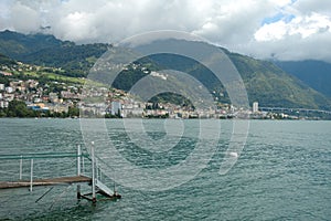 Montreux at Geneve lake in Switzerland