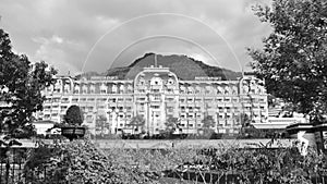 The Montreux Palace Belle Epoque hotel at the Swiss Riviera in Montreux city photo