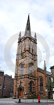 Montrose Church Steeple  in the High Street, Montrose, Angus, Scotland, Uk.