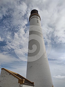 Montrose Lighthouse Close Up Clear Day