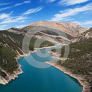 The Montsec and the Canelles reservoir photo