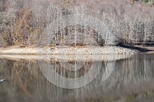 Montseny in Autumn lake