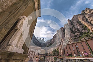 Montserrat Abbey Yard