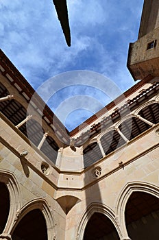 Montserrat monastery (monastery of Montserrat). Spain. The architecture.