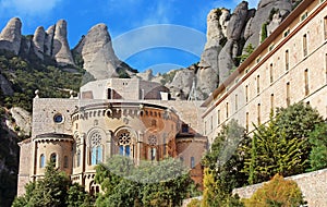 Montserrat Monastery near Barcelona, Spain