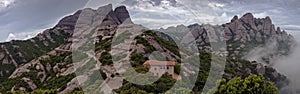 Montserrat mountain and abbey