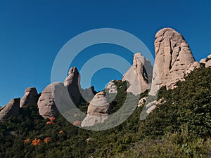 Montserrat mountains details