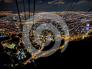 Montserrate view in Bogota, Colombia photo