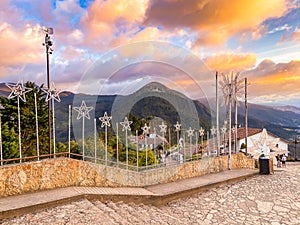 Montserrate view in Bogota, Colombia photo