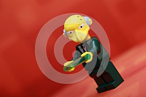 Monty Burns Lego Mini Figure
