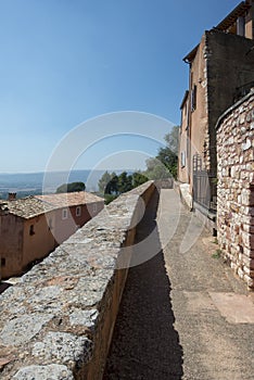 MontÃ©e du Beffroi in Roussillon, France