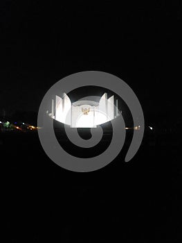 Monumen Pancasila in the Night photo