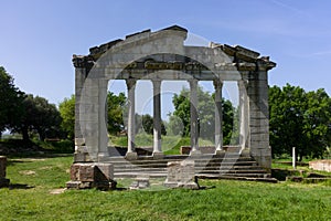 Monument of Agonothetes in Apollonia. photo