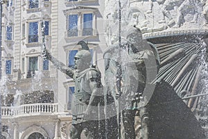 Monument of Alexander the Great in downtown of Skopje, Macedonia