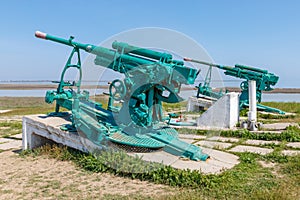 Monument of anti-aircraft gunners who defended the Crimea