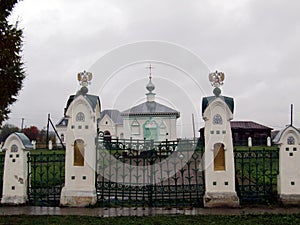 Monument of architecture `Pit of Mikhail Romanov`.