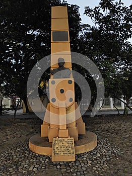 Monument of Artur do Canto Resende in Dili, Timor-Leste. photo