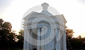 A Monument at Bharathi Park, Pondicherry, India