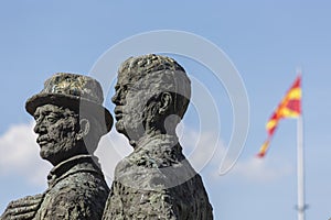 Monument of the Boatmen of Salonica in Skopje - Macedonia