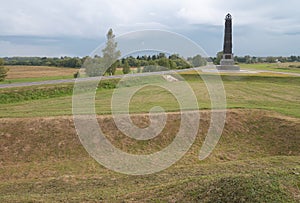 Monument at Borodino battle field