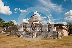 The monument Caracol at Chichen Itza on the Yucata