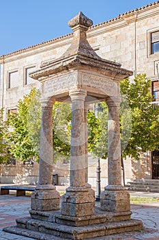 Shrine near the cathedral of Ciudad Rodrigo, Spain photo