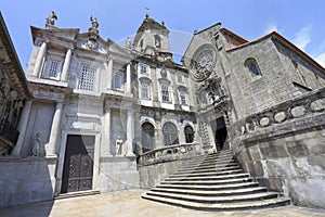 Monument Church Of St Francis Sao Francisco facade in Porto