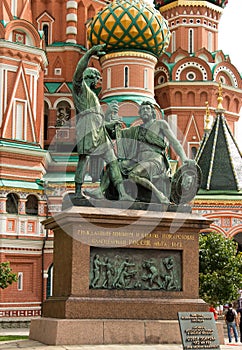Monument citizen Minin and Prince Pozharsky