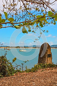 Monument at Cook`s Landing, Cooktown, Queensland