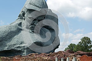 Monument Courage in Brest Fortress.