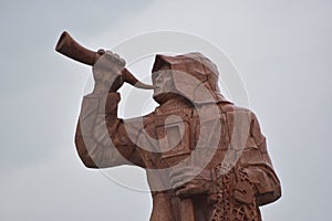 The monument dedicated to the fisherman, San Benedetto del Tronto, Italy photo