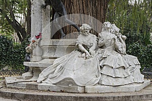Monument dedicated to the poet Gustavo Adolfo Bcquer in Seville photo