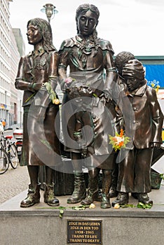 Monument of deported Jewish children between 1938 - 1945 `Trains to Life - Trains to Death`, Friedrichstrasse station, Berlin