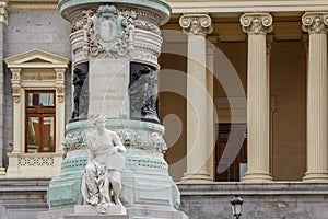 Monument detail in Madrid