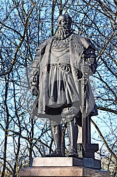 Monument of Duke Albrecht. Kaliningrad (formerly Koenigsberg), Russia